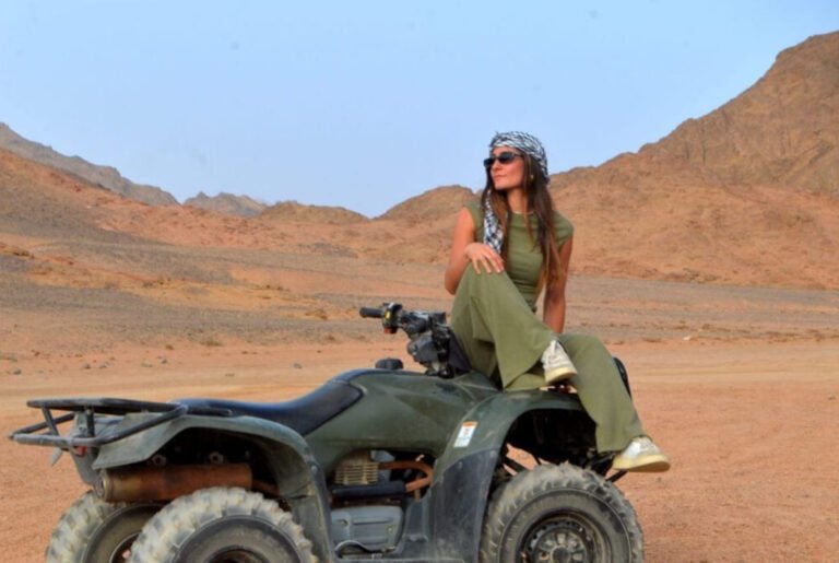 Motociklų safaris ir pasivažinėjimas kupranugariais iš Šarm el Šeicho 10 yhgr